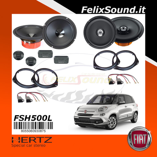 Kit altoparlanti fiat - altoparlanti, 500l