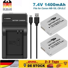 2x batteria NB-10L/CB-2LC +