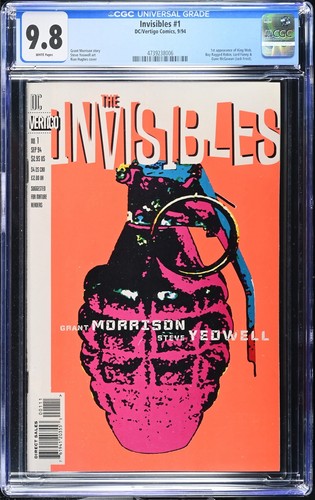 The invisibles cgc 8 dc - invisibles,