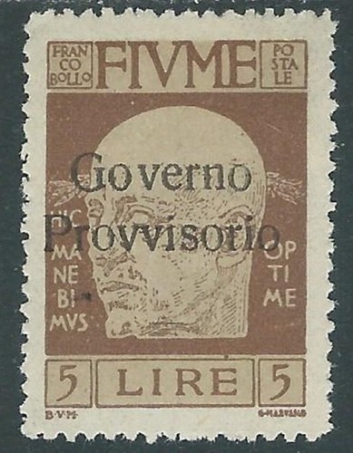 1921 fiume governo - governo, provvisorio