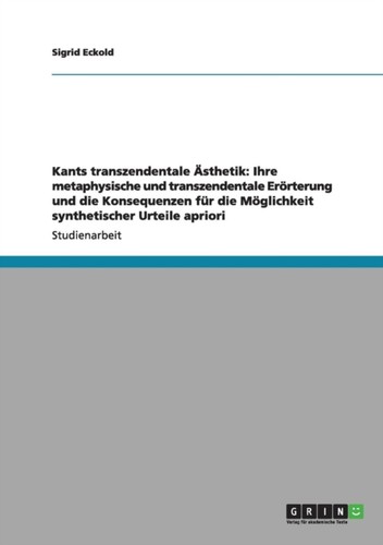 Eckold kants transzendentale - eckold,