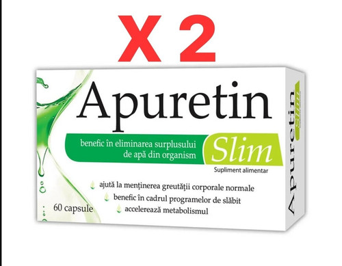 Apuretin slim 2x60 capsule - 2x60,