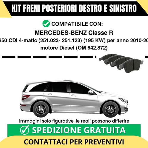 Pastiglie freno posteriori - pastiglie,