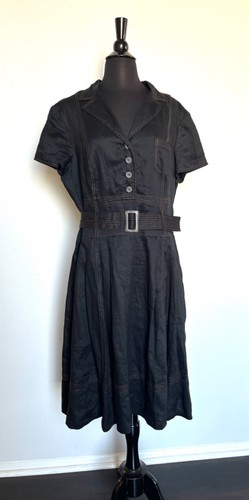 Abito talbots lino nero - talbots, 16
