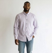 Camicia uomo rosa quadri