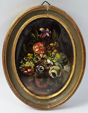 Quadro Miniatura Ovale Olio su