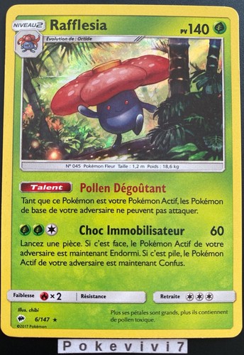 Carte pokemon rafflesia - carte,
