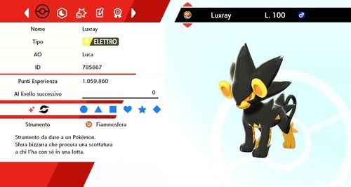 Luxray ultra shiny - shiny, battle
