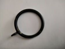 set d 5 anelli per da bastone asta tenda in metallo colore nero Diametro 30 