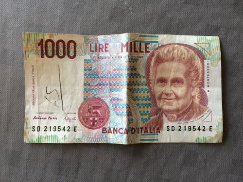 Banconota 1000 lire m - da,