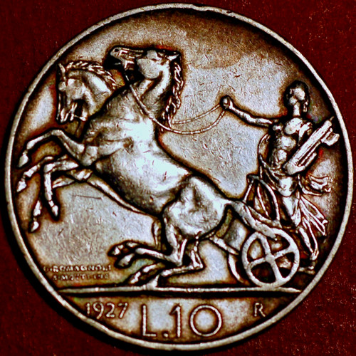 Italia lire 1927 - lire, vittorio