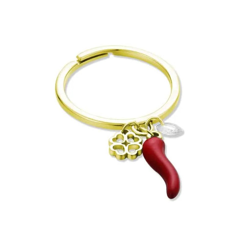 Anello donna acciaio brand - anello,
