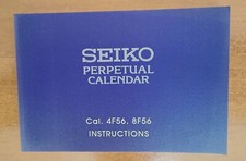Manuale Seiko Perpetual Calendar Cal. 4F56 8F56
