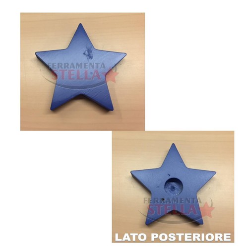 Decorazione legno azzurro - legno,