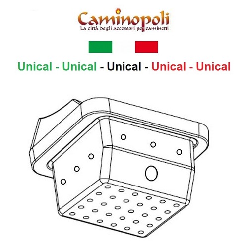 Unical crogiolo ghisa - in,