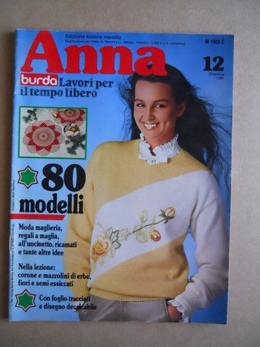 Anna burda 1981 con - n�12,