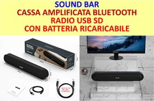 SOUNDBAR SUBWOOFER CASSA AUDIO