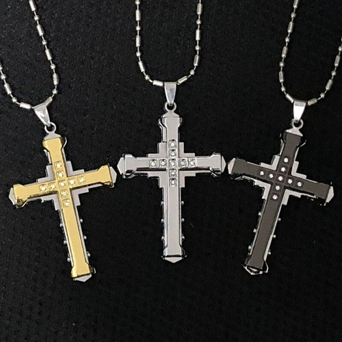 Ciondolo croce con collana
