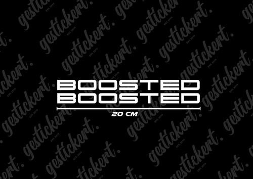 Adesivi sticker boosted - 2, 20