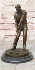 Golfista golf bronzo marmo - golfista,