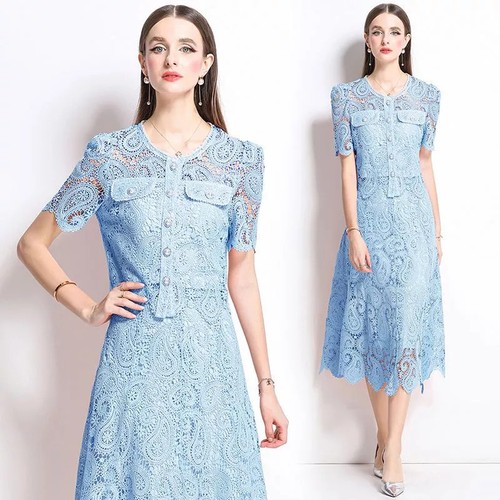 Vestito completo donna set - vestito,