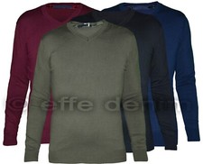 Maglione uomo scollo a V maglioncino maglia casual pullover slim 32083 effedenim