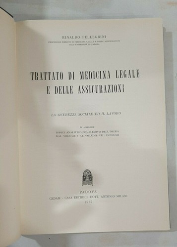 Trattato medicina legale e - trattato, di