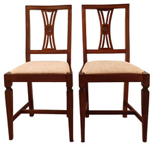 Coppia di Sedie in Stile Luigi