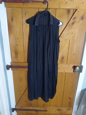 Cardigan donna Zara taglia M nero lungo senza maniche lungo 43 pollici semi trasparente