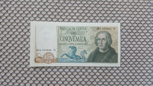 5000 lire colombo tipo - 5000,