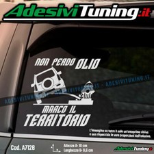 Adesivo Suzuki Jimny Non Perdo Olio Marco il Territorio - Sticker Decal