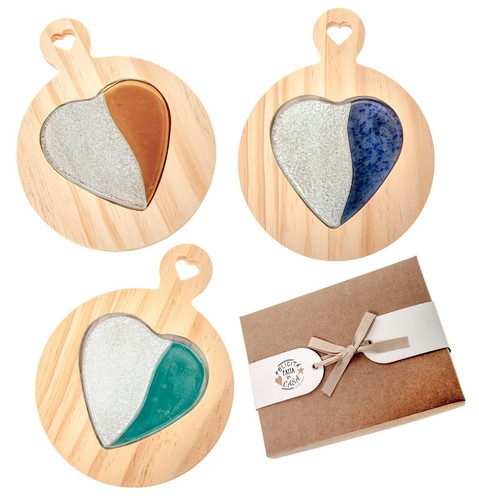 Bicuore tagliere in legno - 1, pz