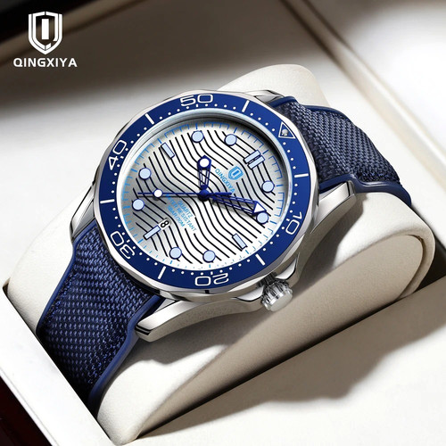 44mm qingxiya diver - diver, orologio