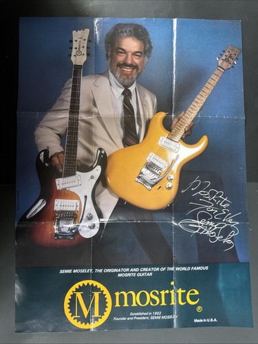 Raro poster chitarra