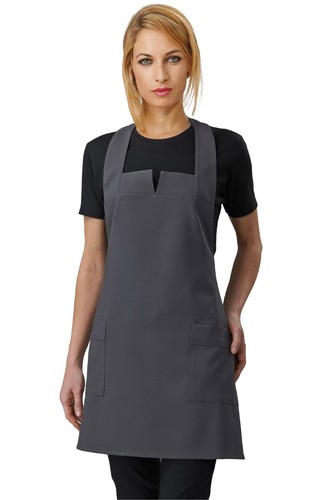 Grembiule donna con pettorina - con,