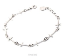 bracciale argento 925 rosario