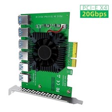 PCIE 1 a 6 Express X4 20 Gb a