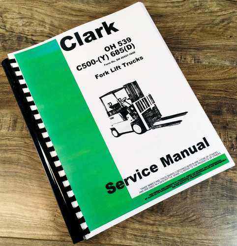 Clark c500 685 manuale - (d),