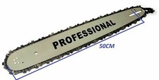 BARRA CON CATENA PER MOTOSEGA SCOPPIO 52CC LAMA DI RICAMBIO  50CM 76 maglie