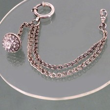 Collana D'Orologio In Argento