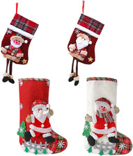 4 Pezzi Calza Befana Vuota, Calze Della Befana, Calza Befana Vuota Grande, 31 * 