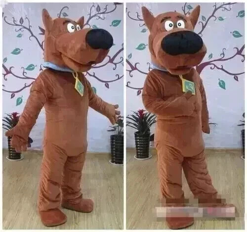 Costume mascotte marrone cane
