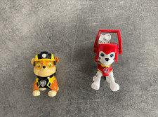 PAW PATROL NICKELODEON 2 PERSONAGGI MARSHALL & RUBBLE ORIGINALI