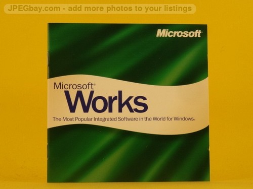 Microsoft works version - works, 4.5