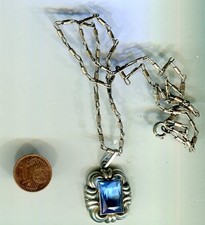 collana lunga con aqamarin