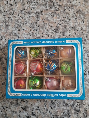 Palline natale vetro - palline,