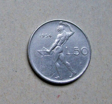 1954 50 LIRE VULCANO