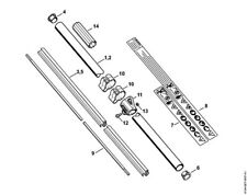 Tubo asta trasmissione