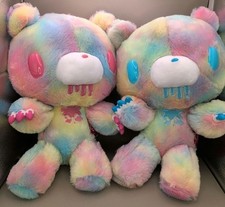 Peluche Orso Cupo Fantasia Pelliccia Variante Rosa e Blu 35 cm CGP-583 Chax...