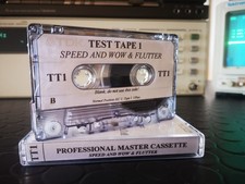 PROFESSIONAL TEST TAPE 1 - SPEED AND WOW & FLUTTER 3kHz 3.15kHz 0dB 775mV